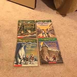 4 magic tree house books